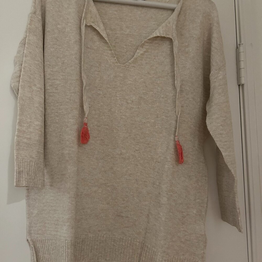 LILLA P sweater, natural color, size medium
